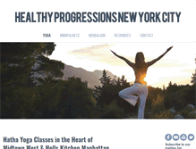 Tablet Screenshot of healthyprogressions.com
